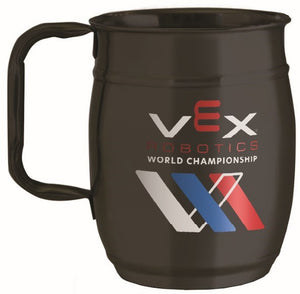 VEX Robotics Insulated Barrel Mug with Stainless Steel Straw & Silicone Lid